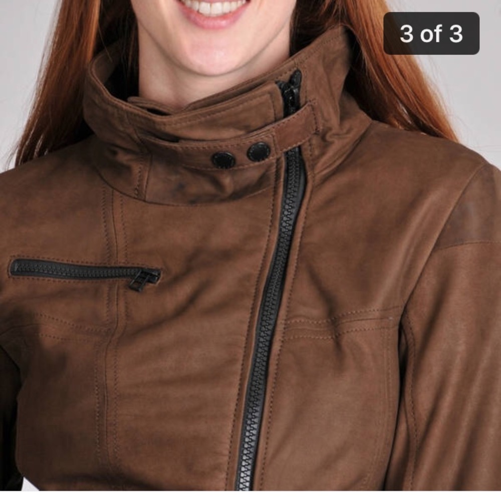Buffalo Genuine Leather Distressed Jacket - Picture 3 of 12